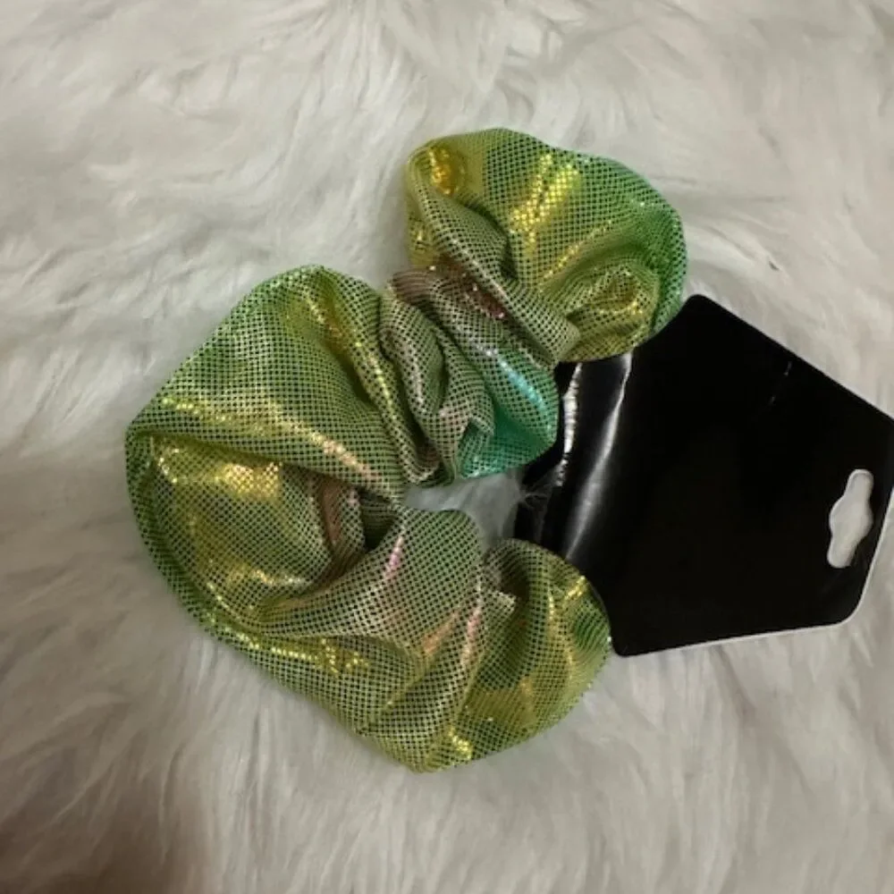 Green Mermaid Scrunchie  7825   Handmade NWT Boutique